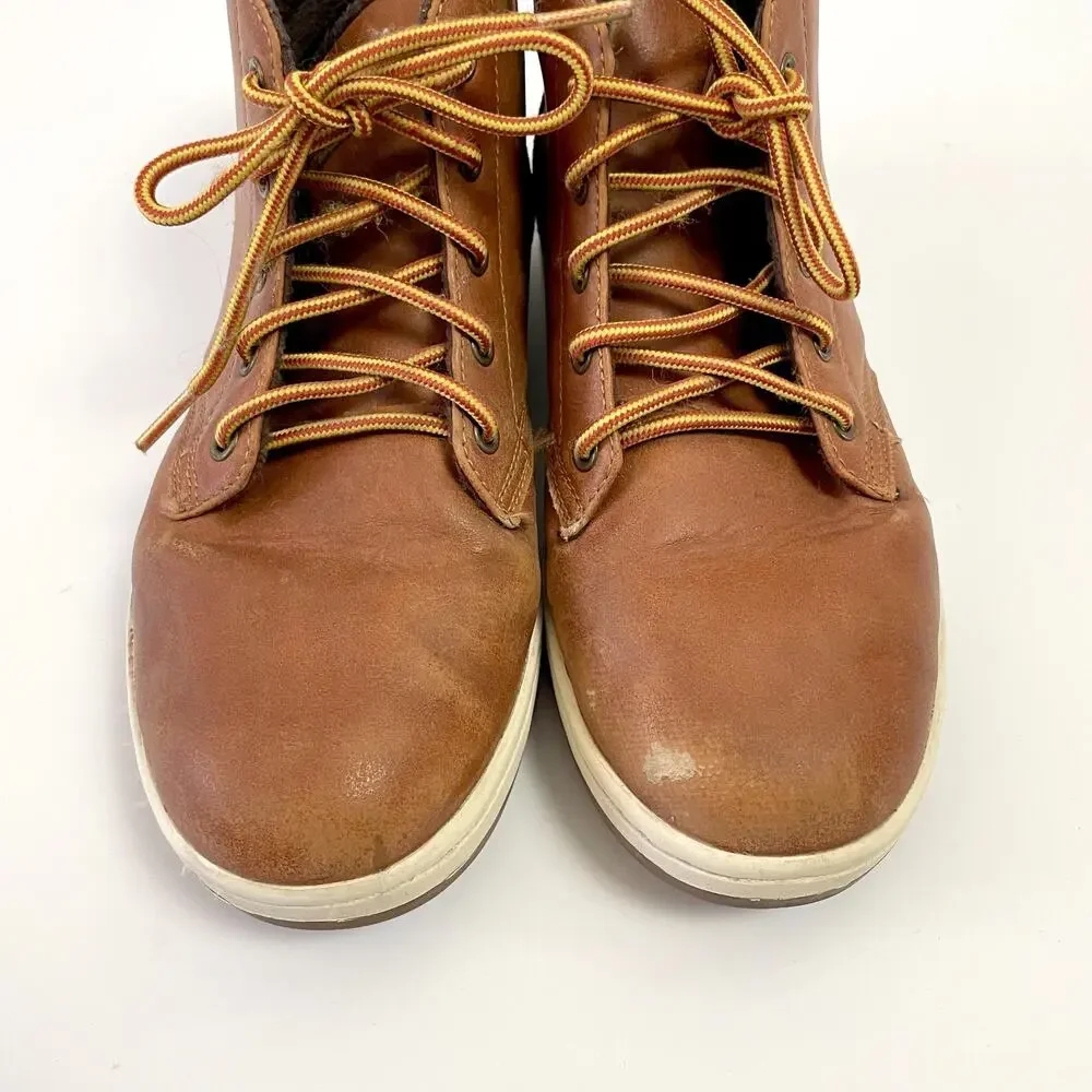 Polo Ralph Lauren Leather Chukka Sneaker Boots Sz 5 Minimalist Rugged‎ Casual